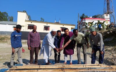 সোনাতলায় প্রেসক্লাব রাস্তা সংস্কার কাজের উদ্বোধন