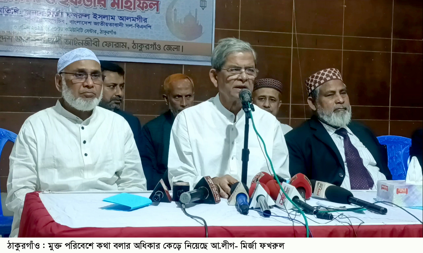 দুই যুগ ধরে দেশের সংবিধানকে ধ্বংস করেছে আ.লীগ —মির্জা ফখরুল
