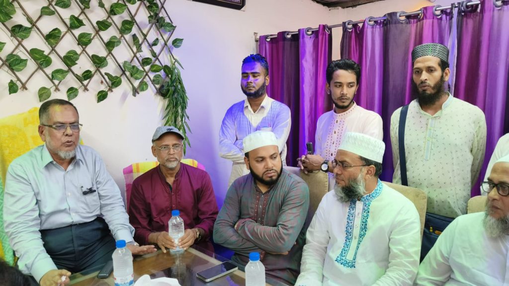 বেতাগীতে গণমাধ্যমকর্মীদের সাথে জামায়াতে ইসলামী’র মতবিনিময়