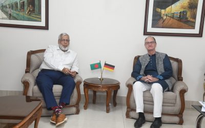 উপদেষ্টা ফাওজুল কবিরের সাথে জার্মান রাষ্ট্রদূতের সৌজন্য সাক্ষাৎ