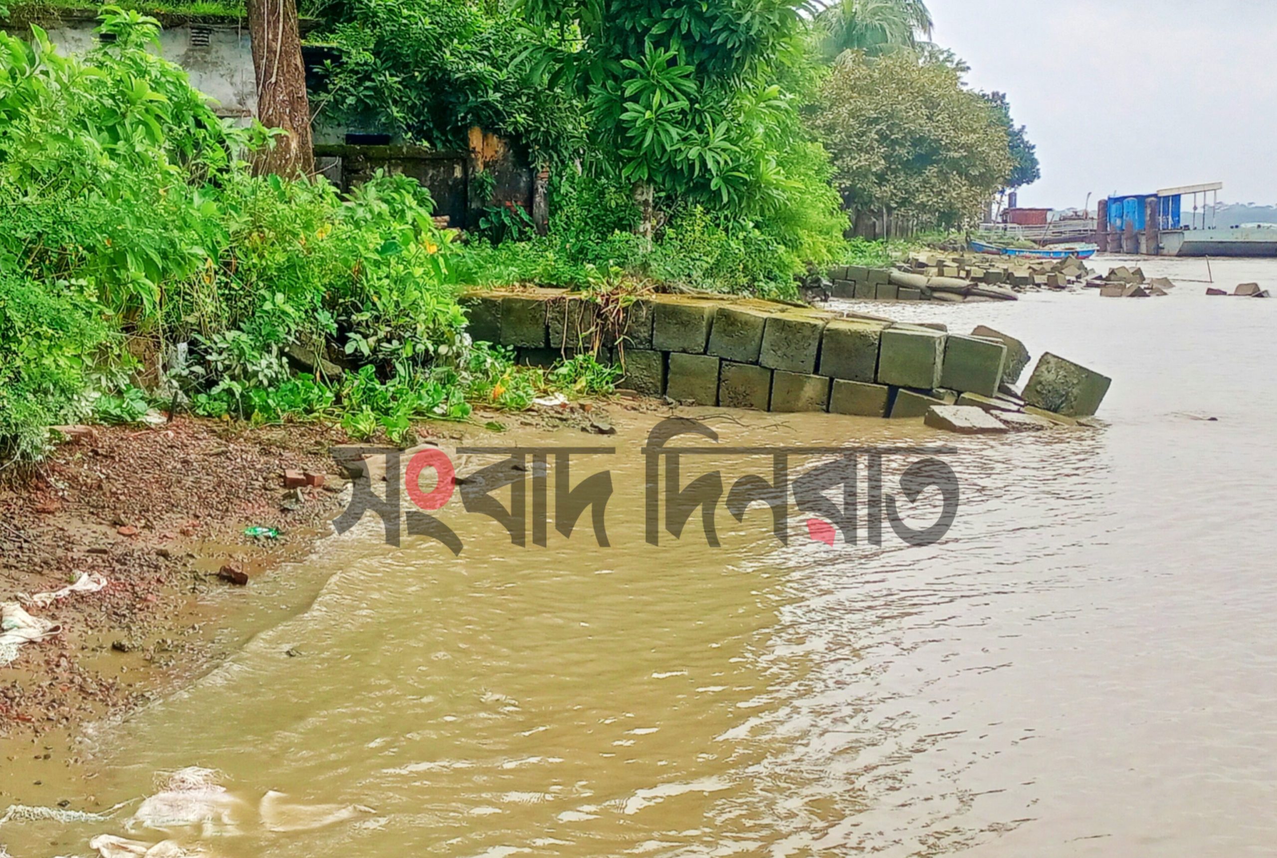সন্ধ্যা নদীর ভাঙ্গন রোধে বাস্তবায়ন হয়নি সাড়ে ৪ কোটি টাকার প্রকল্প