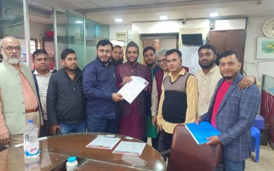 বাপুস কেন্দ্রীয় কার্যনির্বাহী কমিটির পরিচালক পদে মনোনয়নপত্র জমা দিলেন নজরুল ইসলাম