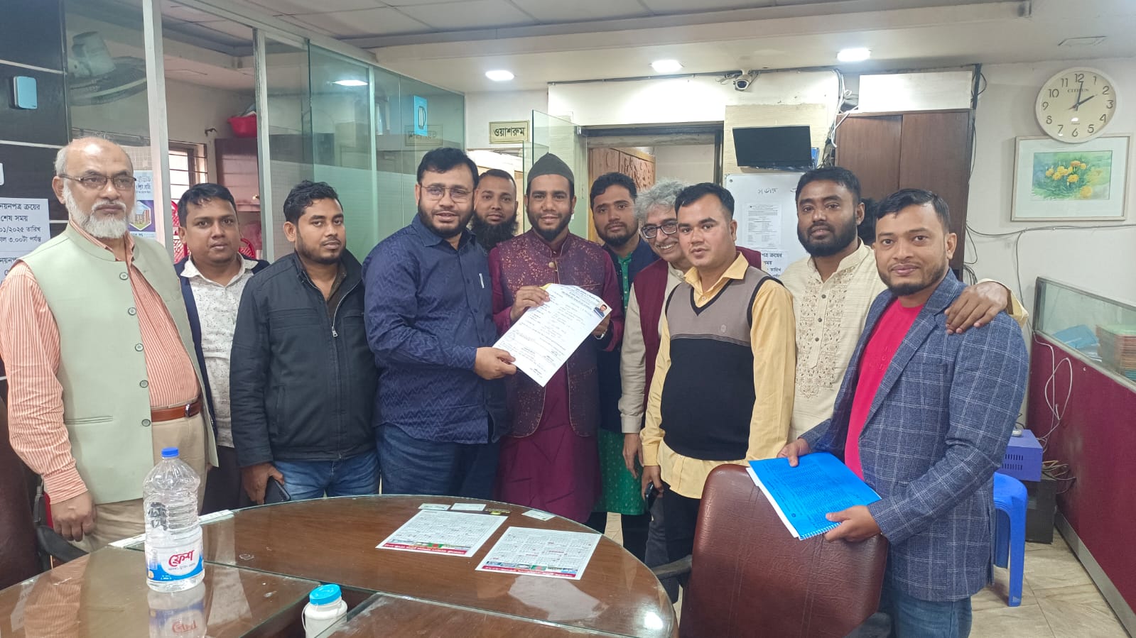 বাপুস কেন্দ্রীয় কার্যনির্বাহী কমিটির পরিচালক পদে মনোনয়নপত্র জমা দিলেন নজরুল ইসলাম