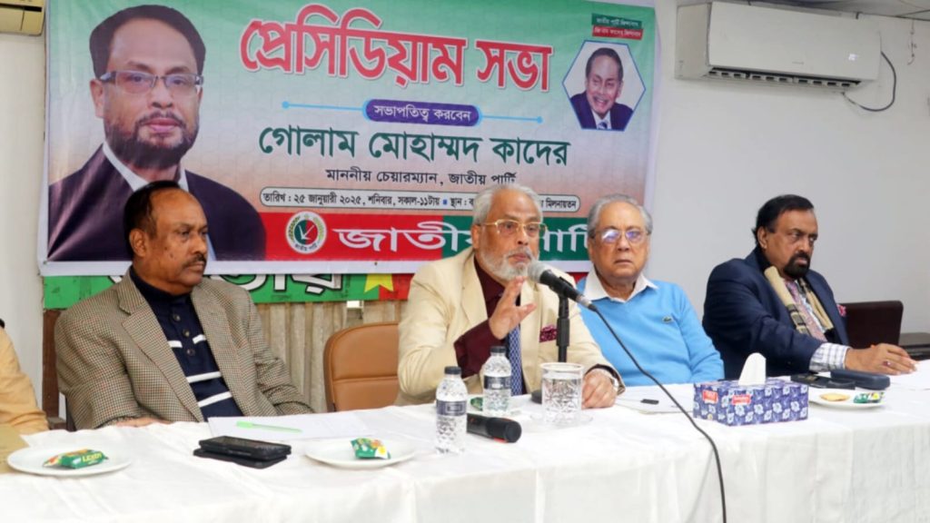 সংস্কার হতে হবে একটি নির্বাচিত পার্লামেন্টে —জি এম কাদের