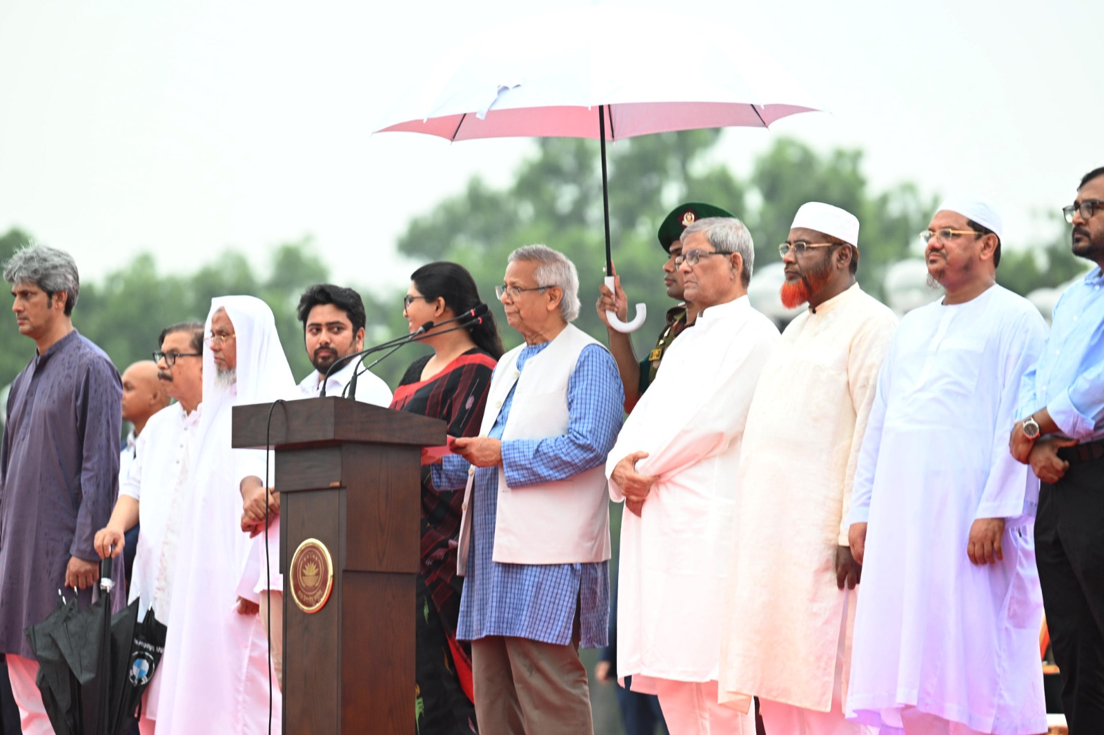 জুলাই ঘোষণাপত্র পাঠ করলেন প্রধান উপদেষ্টা
