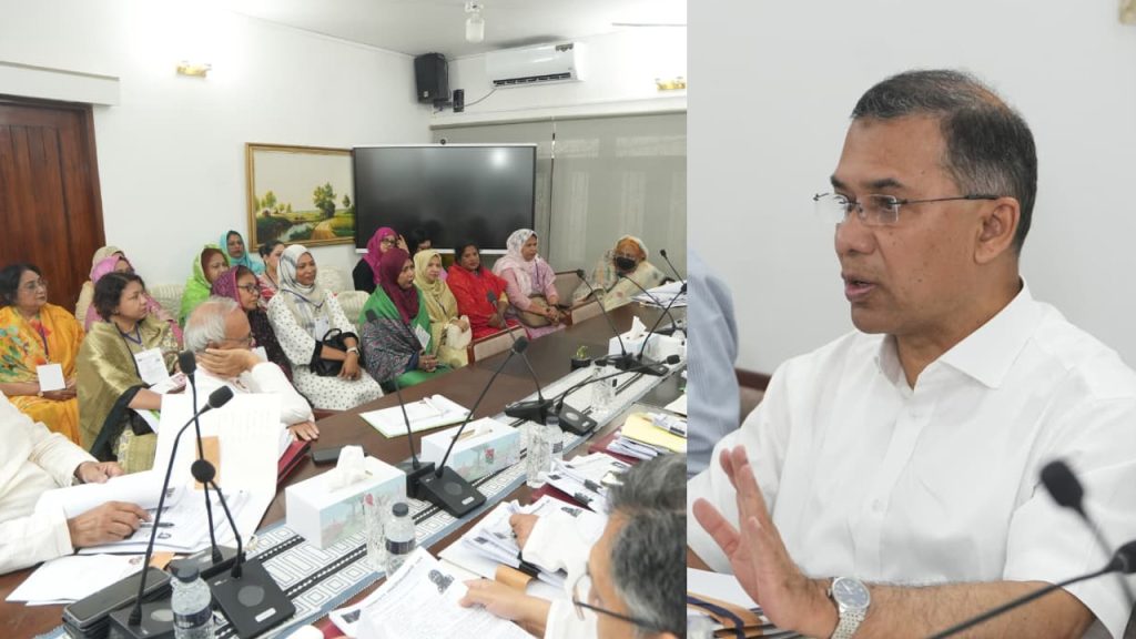 সংরক্ষিত নারী আসনের প্রার্থীদের সাক্ষাৎকার নিচ্ছেন প্রধানমন্ত্রী